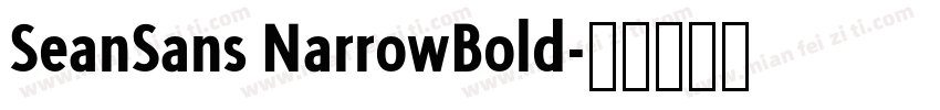 SeanSans NarrowBold字体转换